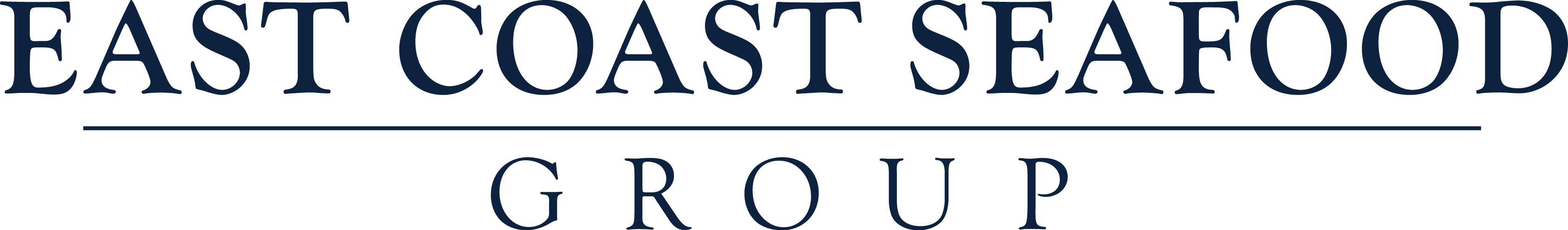 East Coast Seafood Group Logo Navy