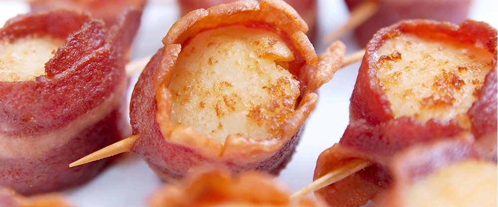 Frozen - Scallops Wrapped in Bacon